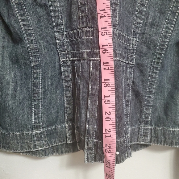 Ladies Denim Waist Jacket LAL Live A Little Size S - Picture 10 of 12